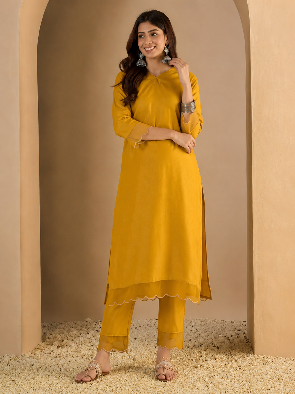 Women's Cotton Blend Two Piece Set