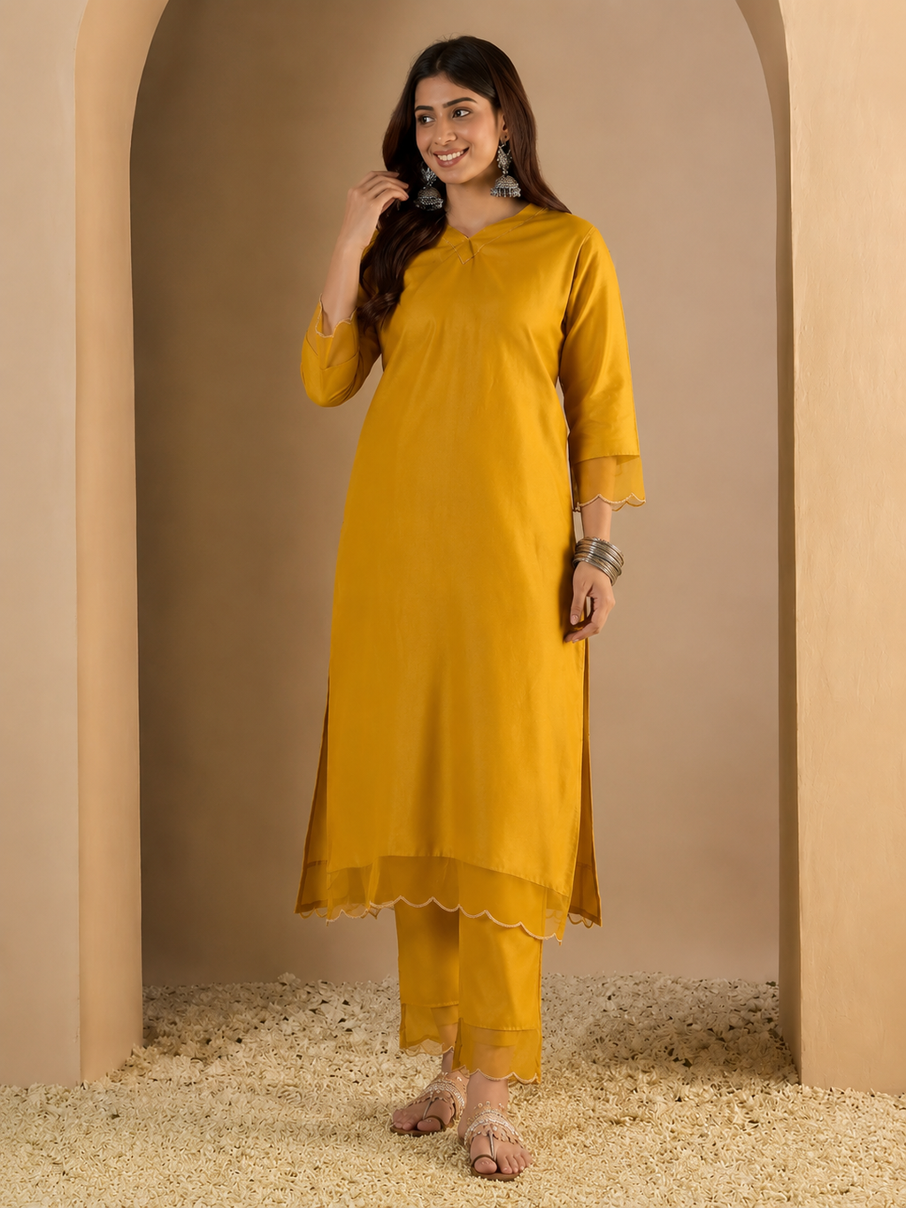 Women's Cotton Blend Two Piece Set