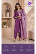 Royal Bloom Zora Silk Kurti Set