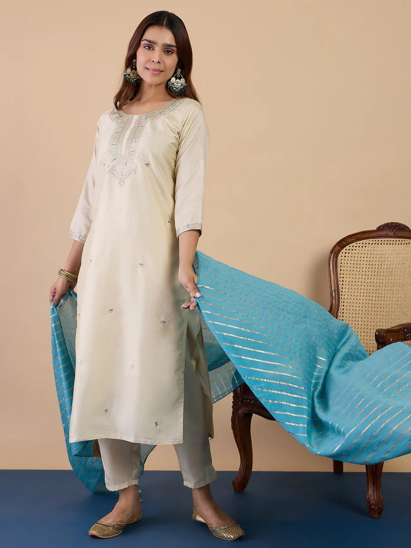 Royal Zora Silk Kurti Set