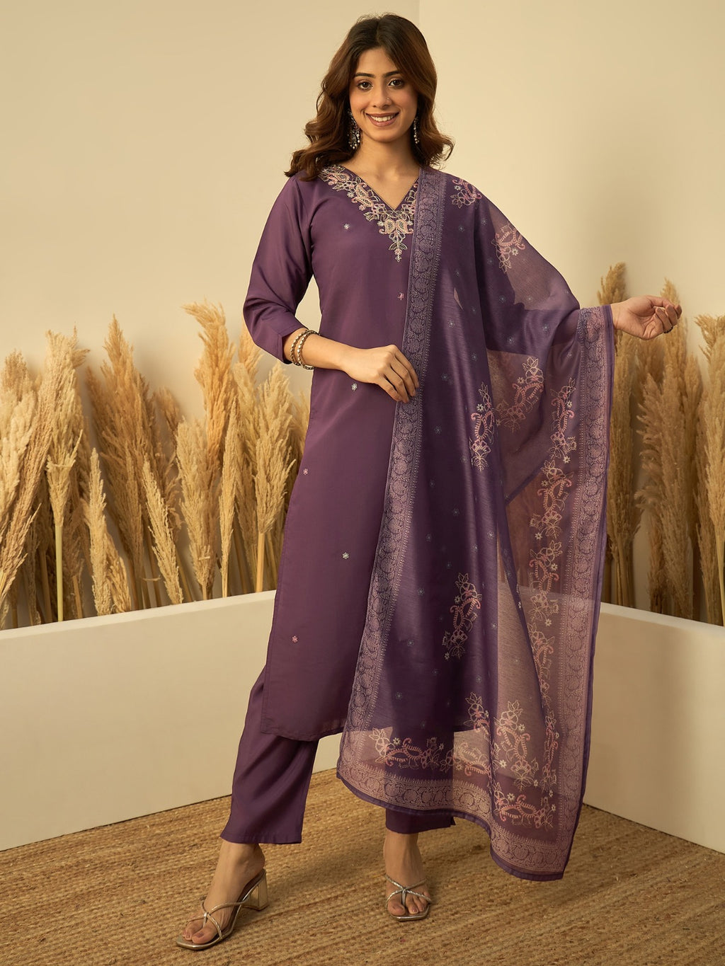 Timeless Zari Elegance Kurta Set